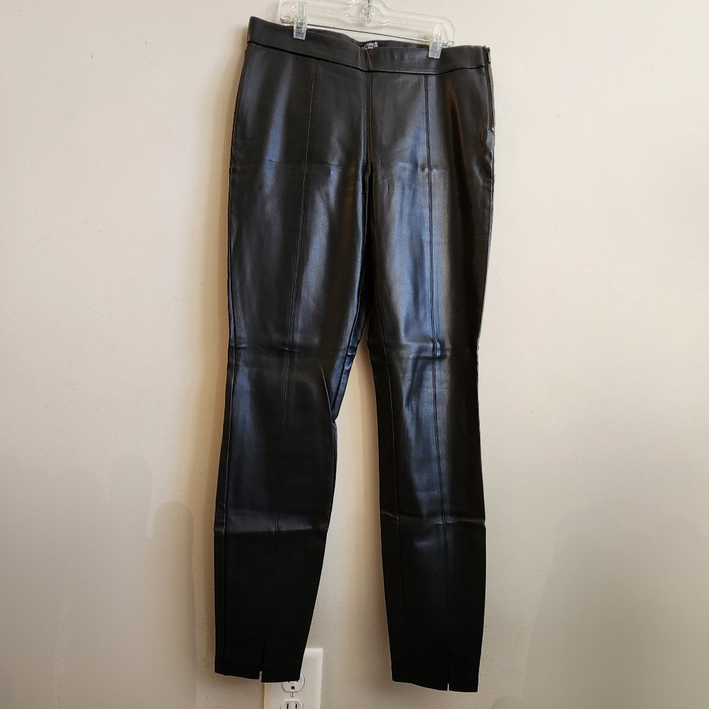 Zara faux leather legging L